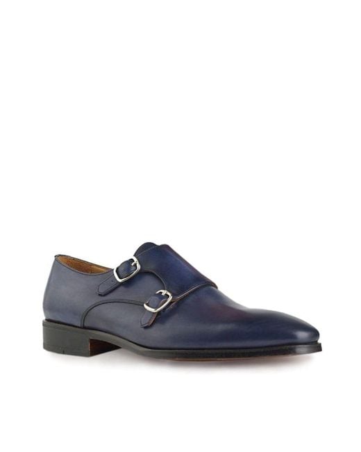 Mariano Shoes Blue Monforte Oxford for men