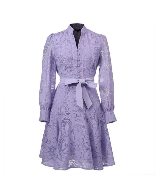 purple long sleeve dress short Sequin Long Sleeve Bodycon Dress in Purple