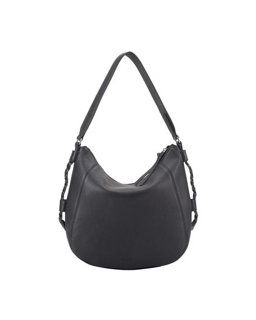 Lloyd Baker Black Penelope Leather Hobo/Shoulder Bag