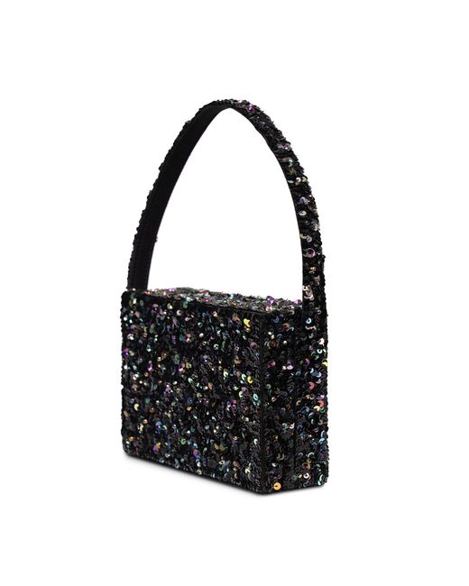 Simitri Black Garnet Box Clutch
