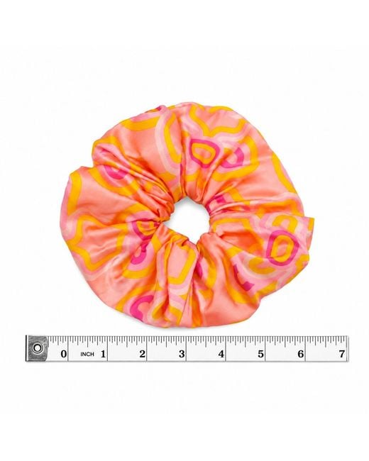 Julia Clancey Orange Super Sized Olympia Fondant Silk Scrunchy
