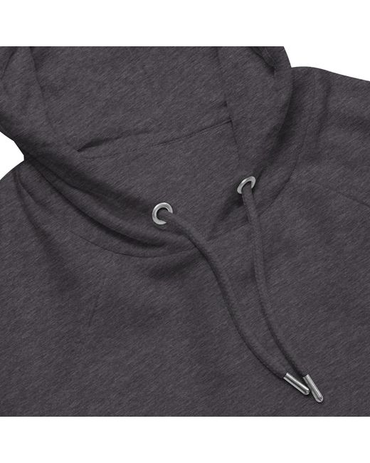Anchor and Crew Gray Heather Just Roam. Seeker Organic Cotton Raglan Hoodie