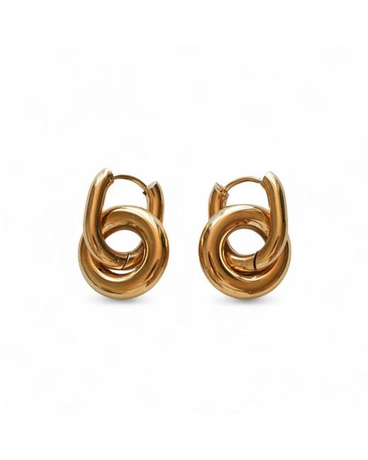 Miss Cecilia Metallic Orbit Hoops