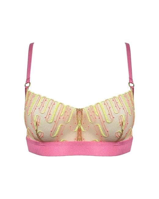 Somewhere Never Pink Desert Heat Balconette Bralette