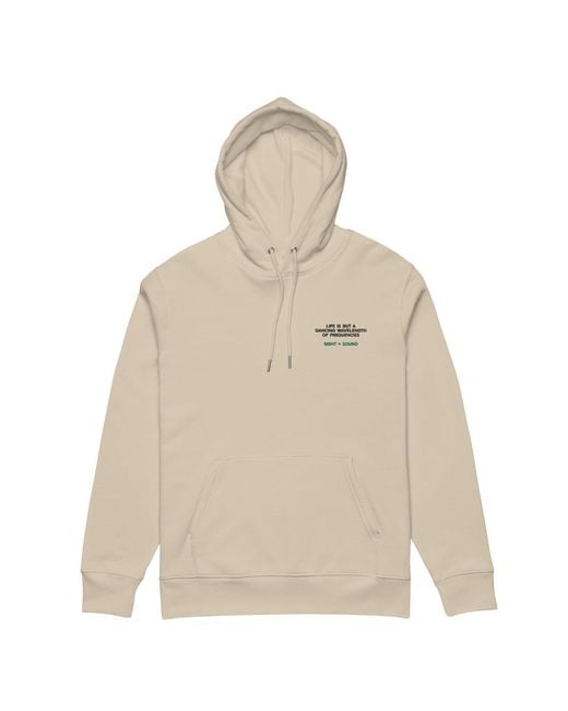 Anchor and Crew Multicolor Neutrals Desert Dust Balance Le Dance Disco! Organic Cotton Embroidered Heavyweight Hoodie