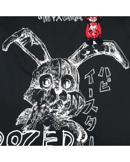 VERYRARE Black Myxoma-dozed Tee Shirt for men