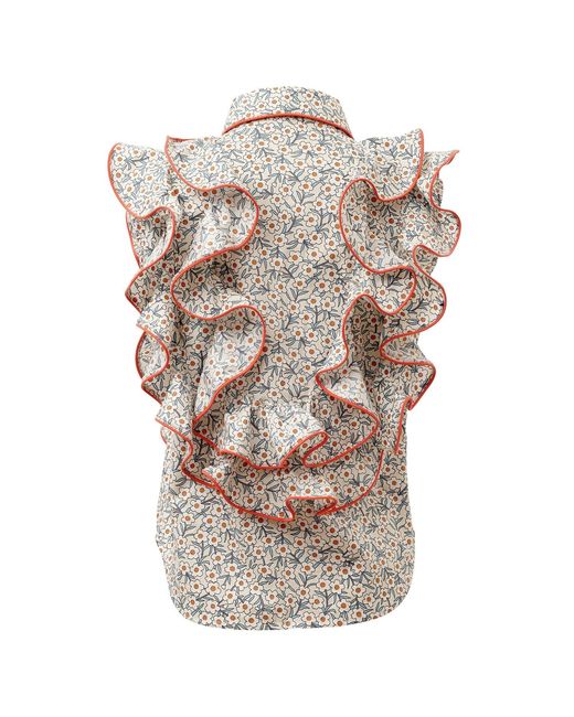 By Moumi Natural Manooshby Shirt Anemone