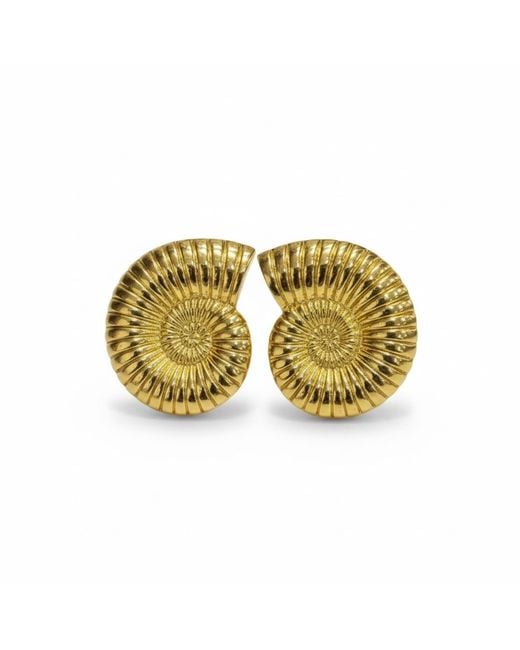 La Pluie Jewellery Metallic Spira Earrings