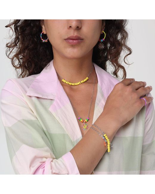 Pinnole Yellow All Necklace