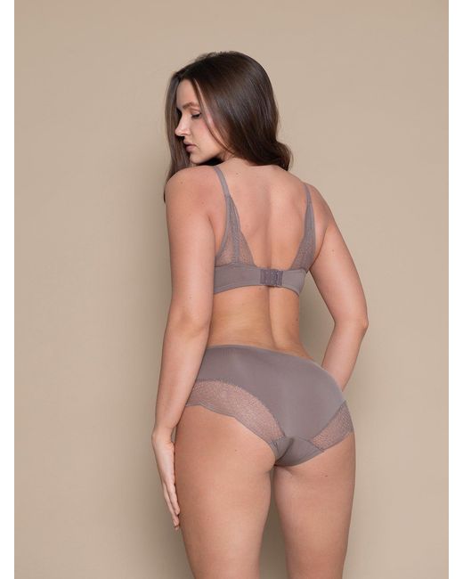 BonBon Lingerie Brown Charlotte Non-Wired Push-Up Bra