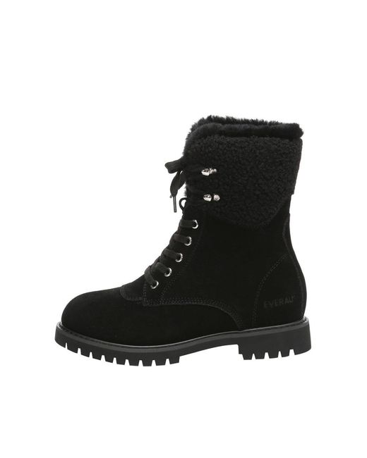 EverAu Australia Black Sittella Fashion Chunky Boots
