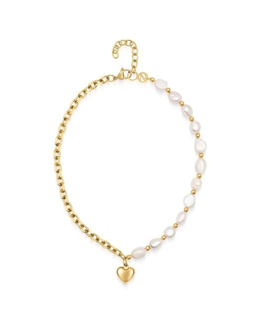 Nialaya Metallic Baroque Love Choker