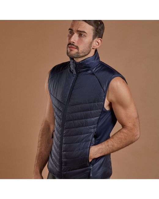 NUMBAT Blue Thermal Gilet for men
