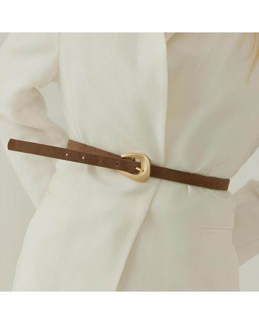 Colección Tansu Brown Pierre Leather Belt