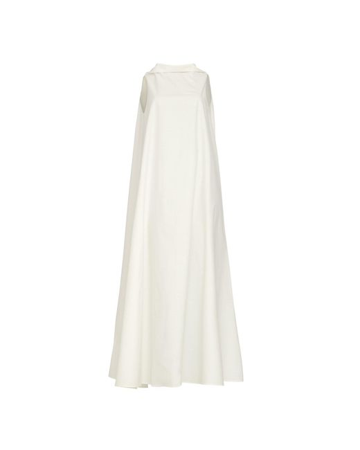 Bianca Popp White Bell Dress Long