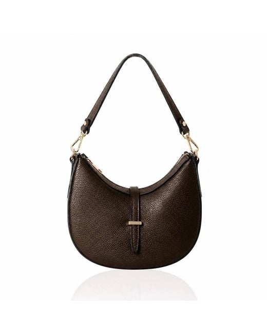 Betsy & Floss Brown Pienza Crescent Bag -With Two Straps