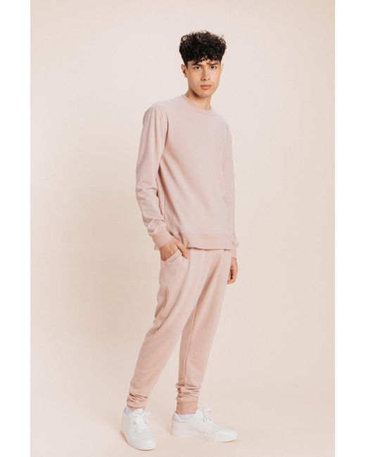 Ocio Leisurewear Pink Classic Softcore Jogger for men