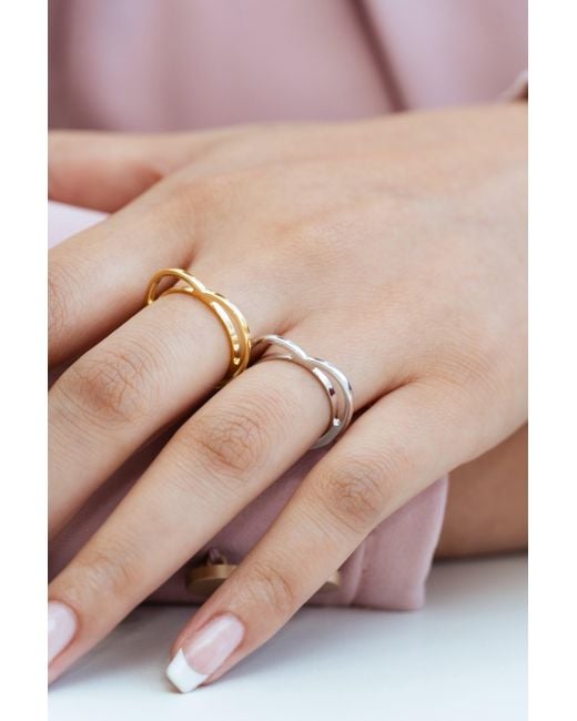 The Link Between Metallic Heartfelt Statement Ring