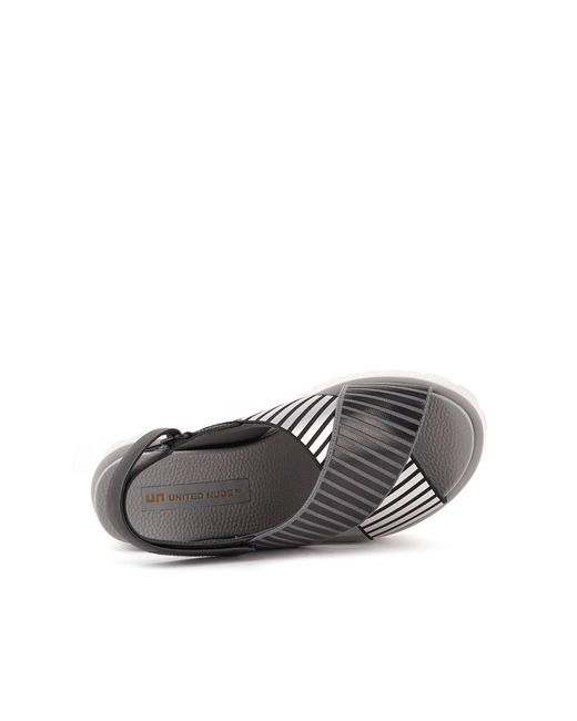 United Nude Gray Rico X Sandal