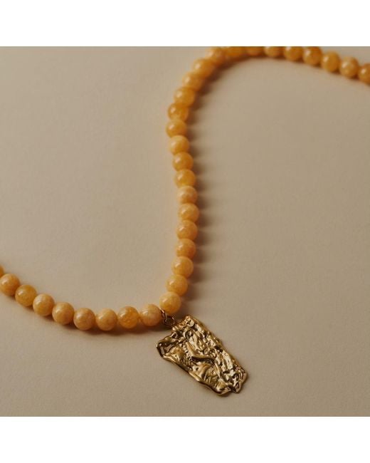 A Weathered Penny Metallic Tova Necklace