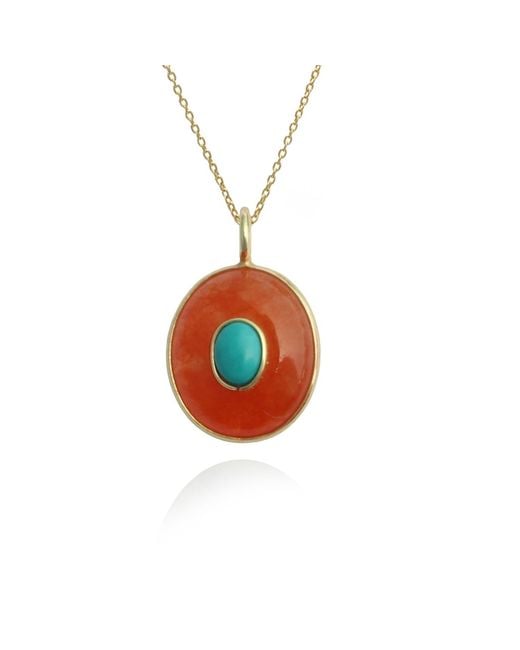 Hye Jane Jewelry Red Sol Onyx And Necklace