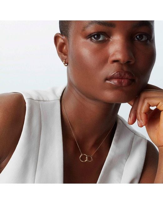 Muru Metallic Connected Necklace