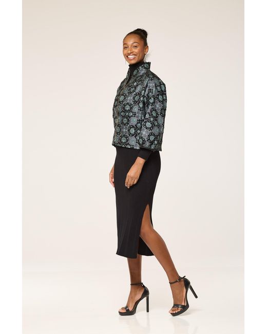 Lioness by Tf Black Lion Pattered Jacket