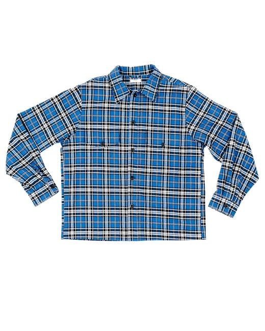 Ariko Blue Heavy Bucky Flannel for men