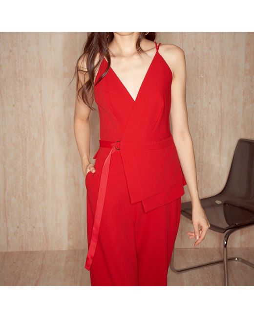 Emma Wallace Red An Jumpsuit