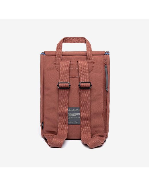 Lefrik Pink Kaut Mini Backpack Bronze