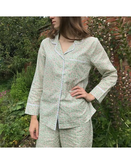 Lime Tree Design White Berry Pyjamas