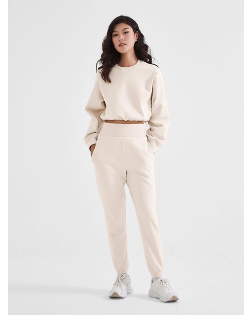 Supesu Natural Neutrals Cubby Sweater, Cropped
