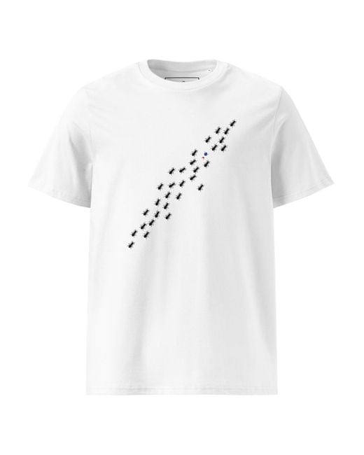 Anchor and Crew White Ants Where's William Going? Organic Cotton T-Shirt