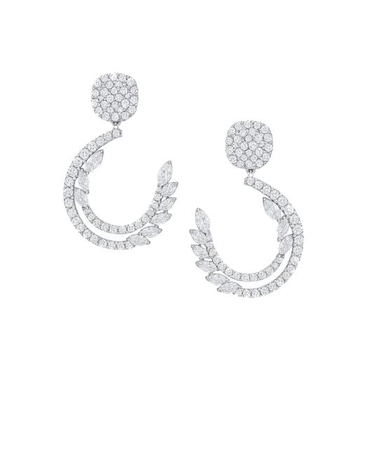 Maison De Gala Metallic Twilight Laurel Hoops