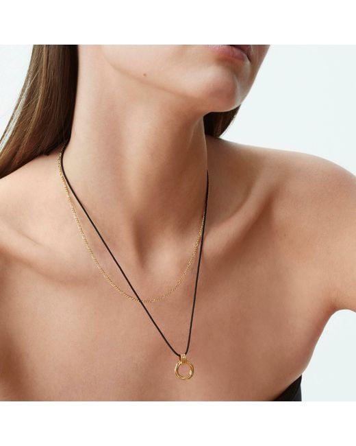Muru Metallic Karma Cord Necklace