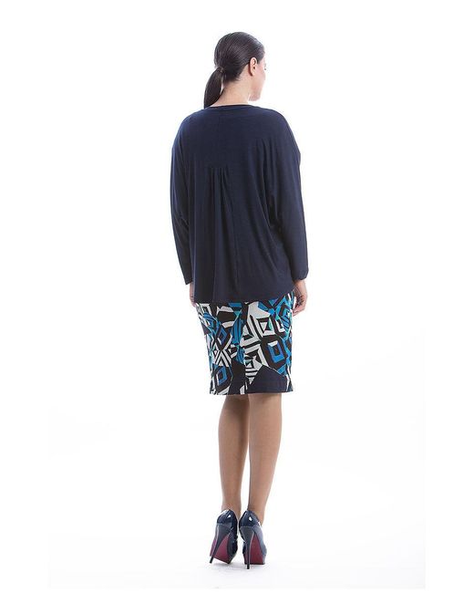 Conquista Blue Long Sleeve Cardigan With Pockets
