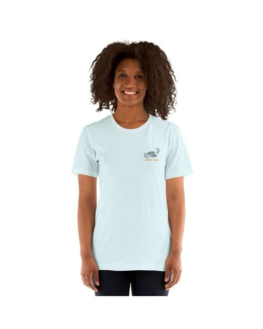 Anchor and Crew Blue Ice Lemon Fresh Dial-A-Local Organic Cotton T-Shirt
