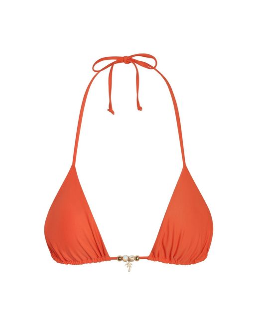 Aja Swimline Red Selene Bikini Top