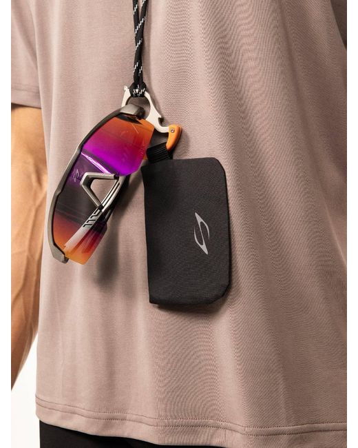 Saved Lab Black Lanyard Wallet for men