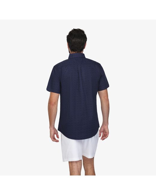 Vustra Blue Nightfall Button-Down Shirt for men