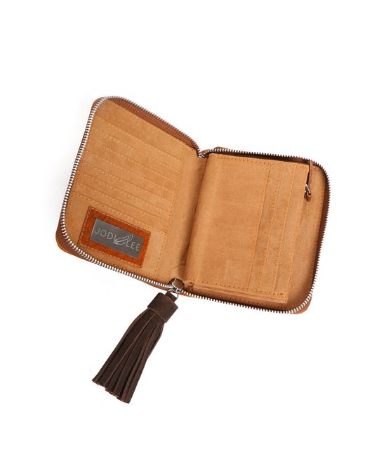 Jodi Lee Brown Hiawatha Mini Wallet Antique Medium