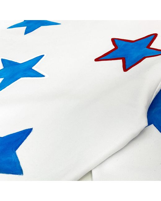 Quillattire Blue Star Sweatshirt for men