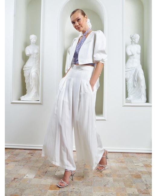 Lumina Eligma White The Palazzo Jacket