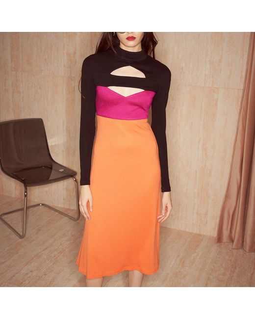 Emma Wallace Orange Barra Dress