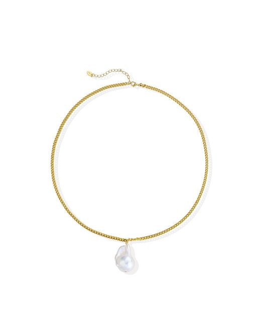 Lait & Lune Metallic Sicil Pearl Necklace