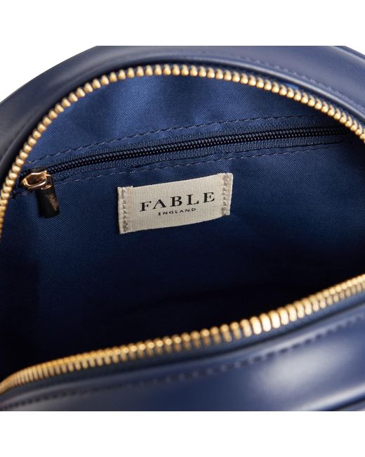 Fable England Gray X Chloe Giordani Dormouse Embroidered Round Saddle Bag