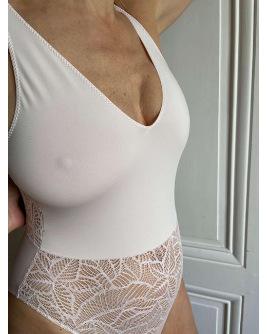 Bott Lingerie Black Soft Lace Bodysuit La First