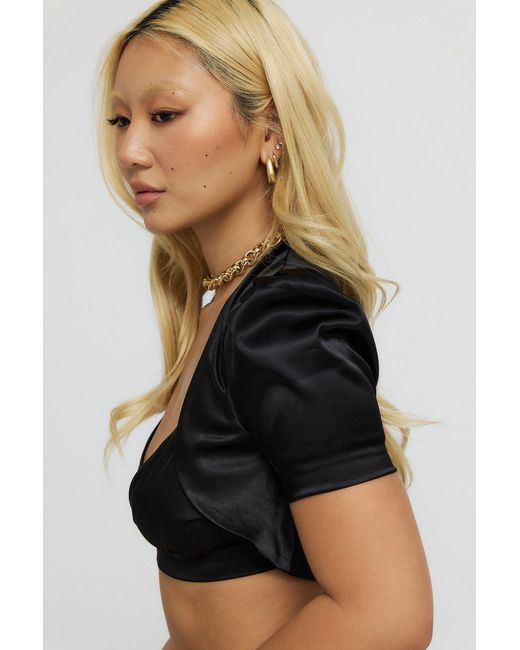 Why Mary Black Bella Satin Bralette