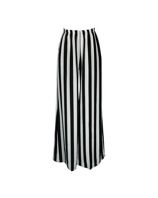 Jennafer Grace Black Corsaire Stripe Tunic & Palazzo Set