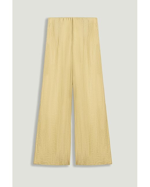 Nocturne Yellow Relaxed Straight-Leg Pants